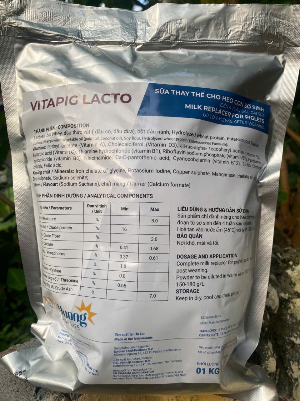 Sữa Heo Con - Vitapig Lacto ( Không Gây Tiêu Chảy )