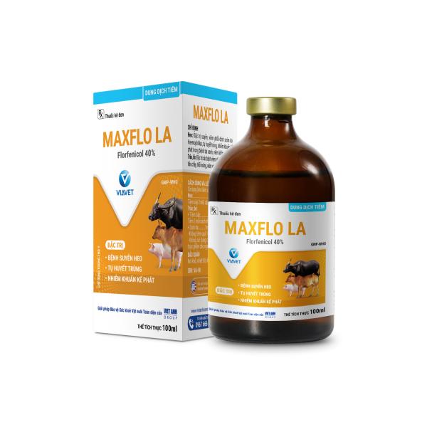 MAXFLO LA -  ĐẶC TRỊ BỆNH SUYỄN HEO  TỤ HUYẾT TRÙNG  NHIỄM KHUẨN KẾ PHÁT
