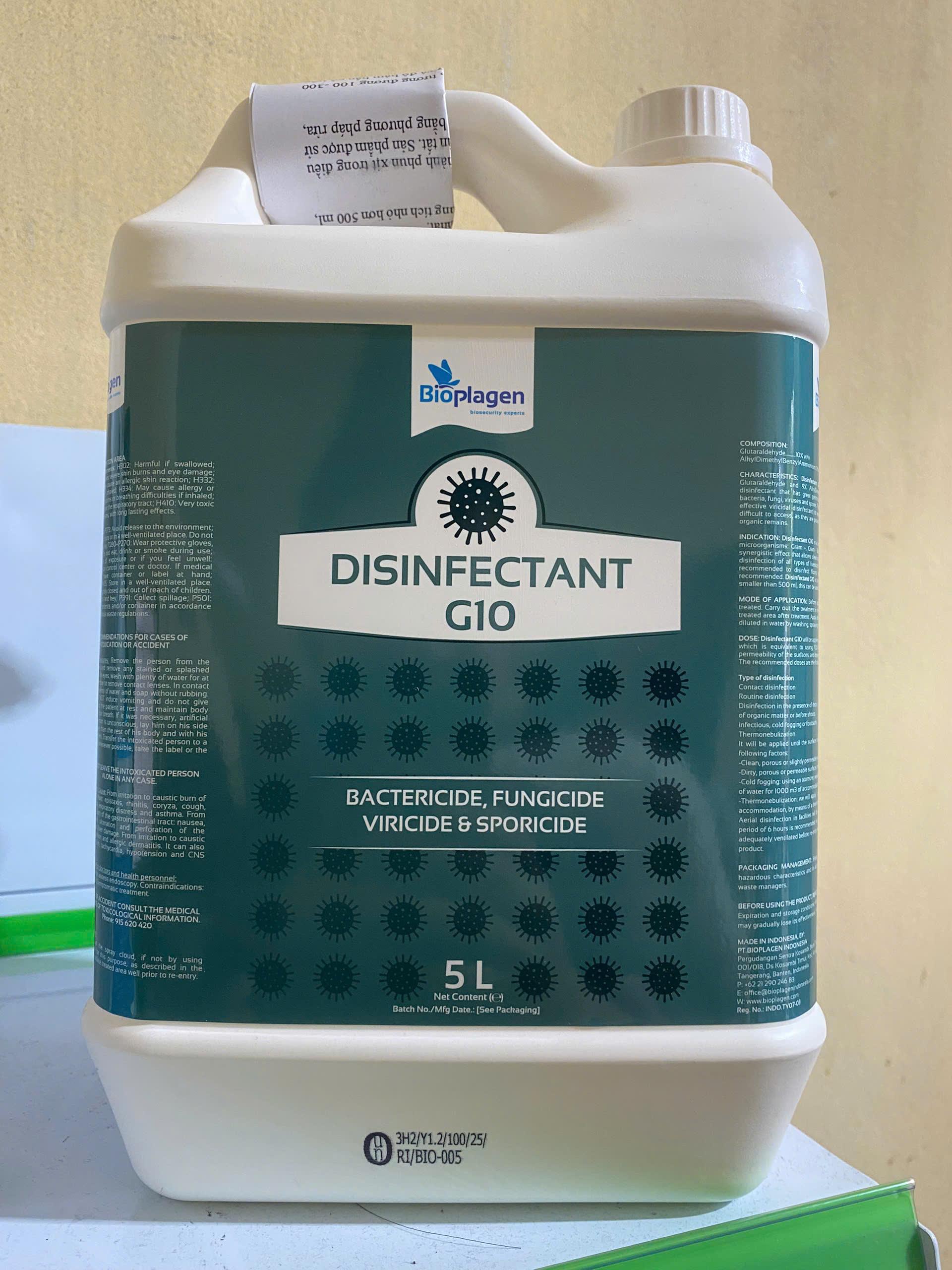 Sát Trùng Nhập Khẩu G10 - Phun Cả Khi Có Heo